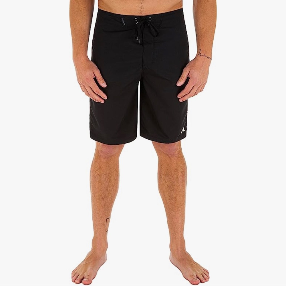 Hurley Men’s 34 Phantom Board Shorts Swim Surf - Black Quick Dry